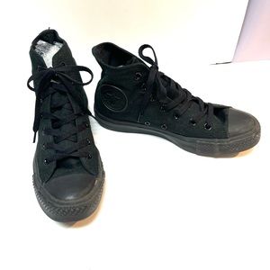Black Unisex Converse Hightop Chuck Taylor